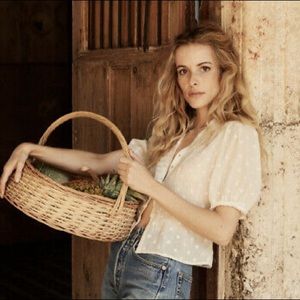 Doen Bird Top XS in Salt NWT